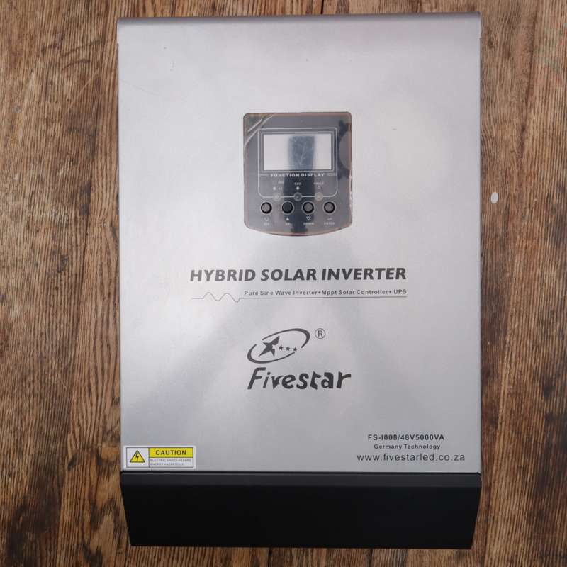 FiveStar Hybrid Solar Pure Sine Wave Inverter Mppt Controller - FS-I008/48V5000VA
