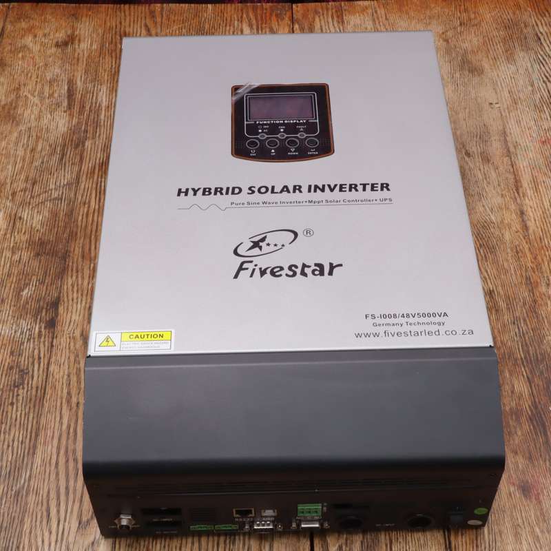 FiveStar Hybrid Solar Pure Sine Wave Inverter Mppt Controller - FS-I008/48V5000VA