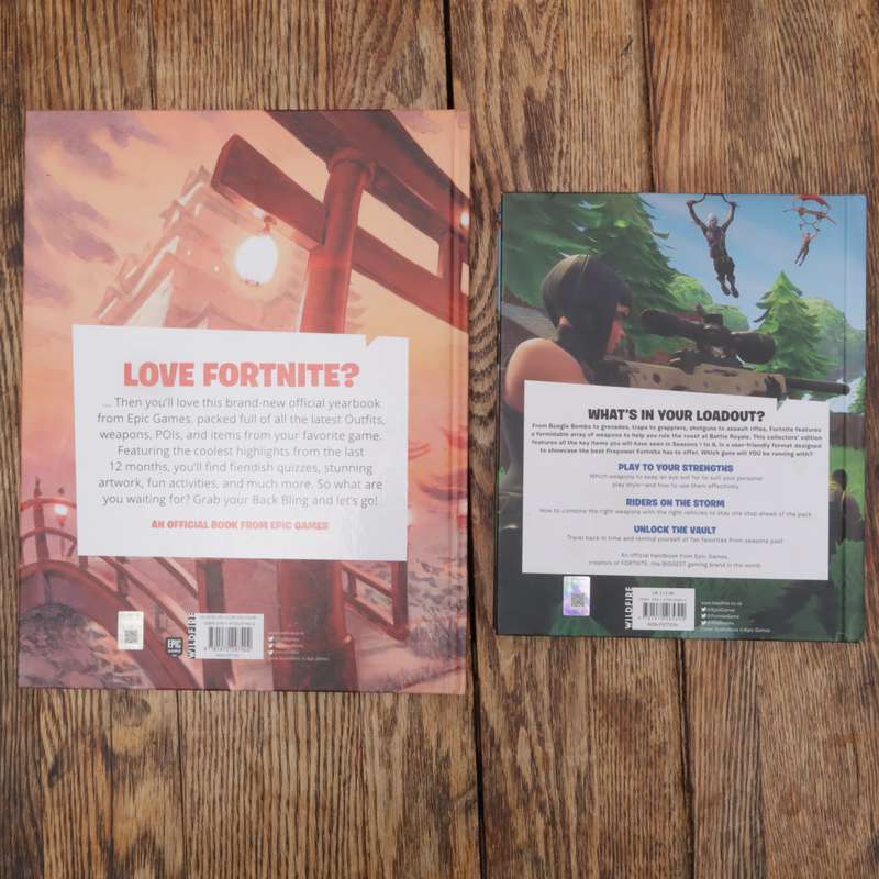 2 Pcs - Official Fortnite Hardcover Books Collection