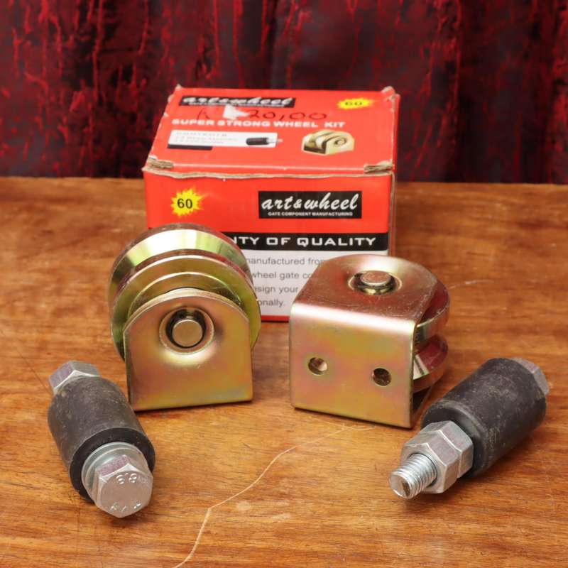 2 Pcs 60MM Gate Wheel Set - 600Kg Load