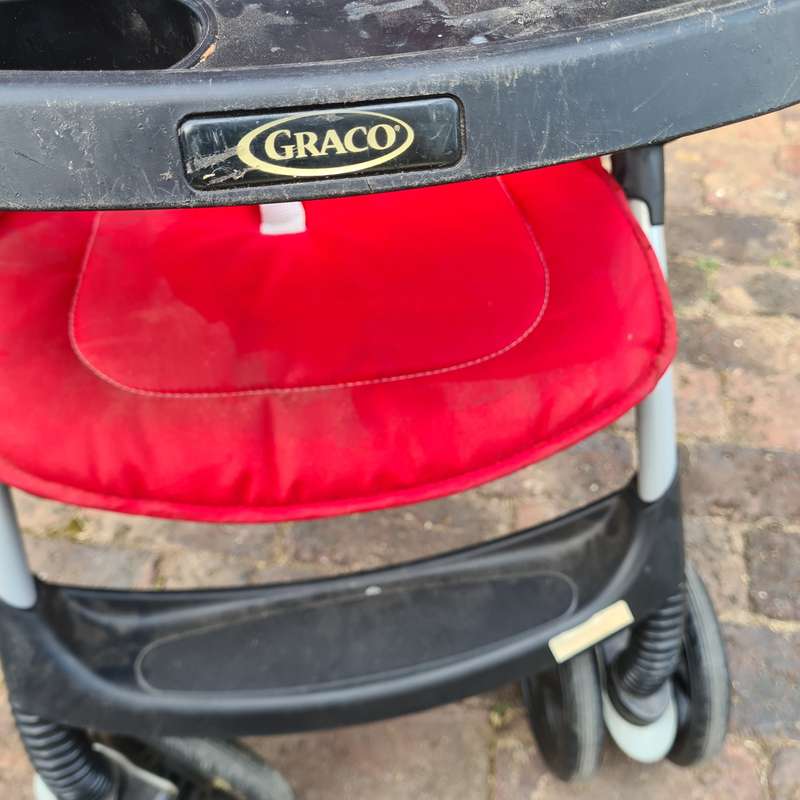 Graco Foldable Four Wheel Travel System Baby Stroller Pram