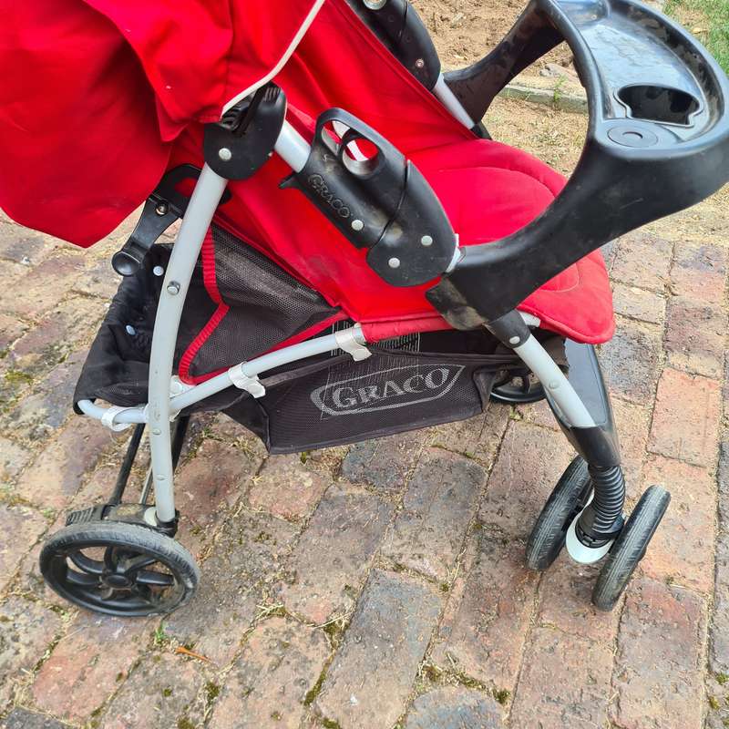 Graco Foldable Four Wheel Travel System Baby Stroller Pram