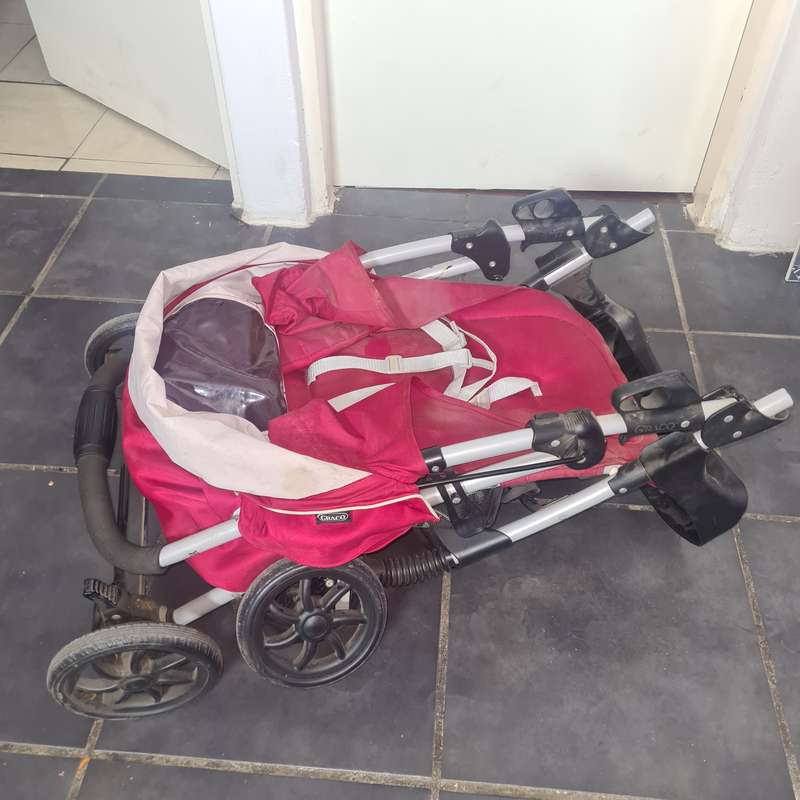 Graco Foldable Four Wheel Travel System Baby Stroller Pram