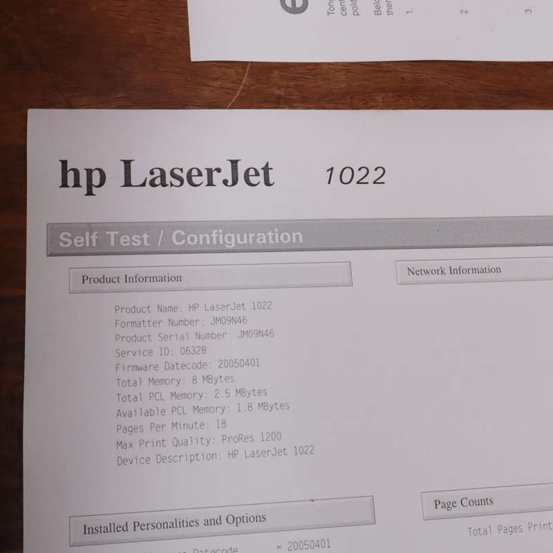 HP LaserJet 1022 Mono Printer