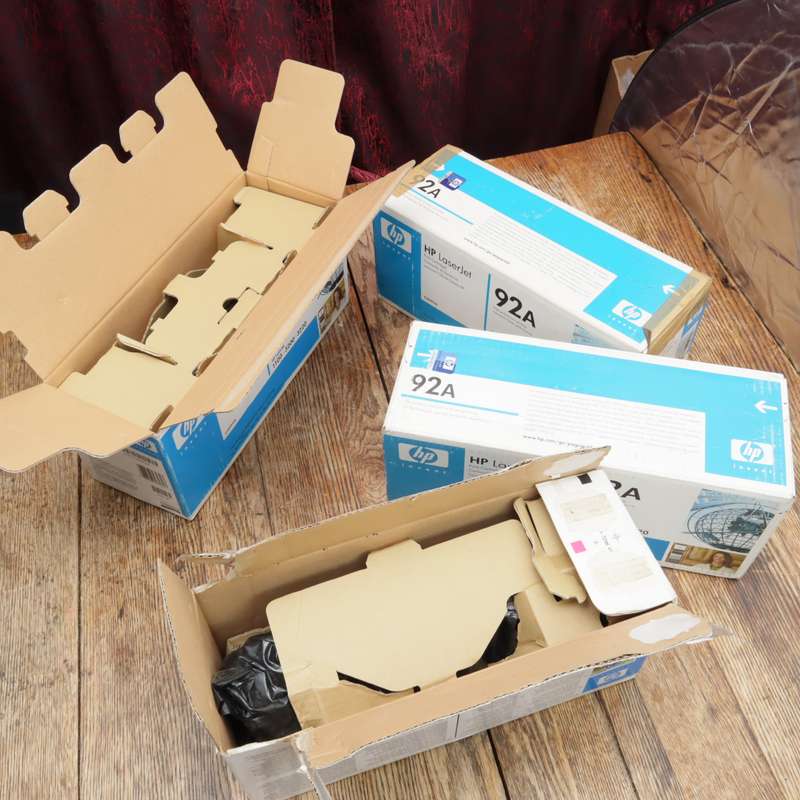 4 Pcs HP Black Toners - 92A - C4092A