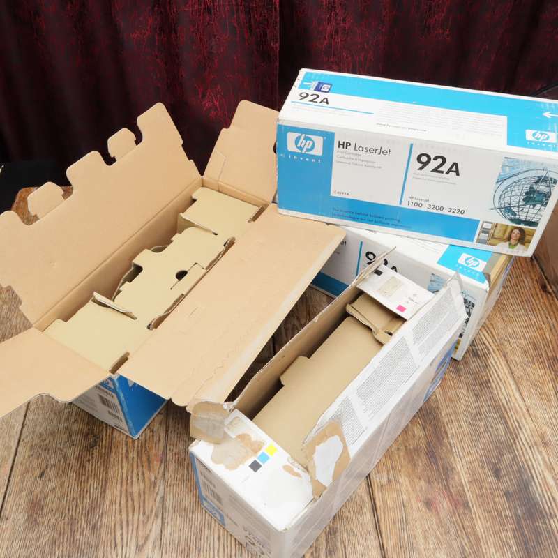 4 Pcs HP Black Toners - 92A - C4092A