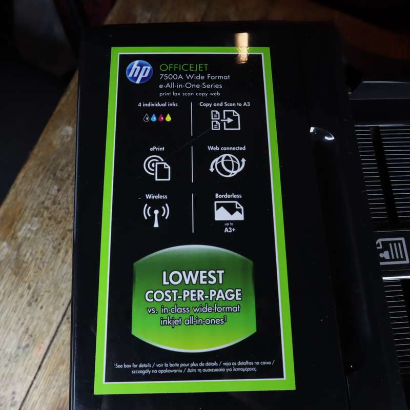 HP OfficeJet 7500A Wide Format e-All-in-One A3 A4 Colour Printer (C9309A) - E910 - Pre-Owned