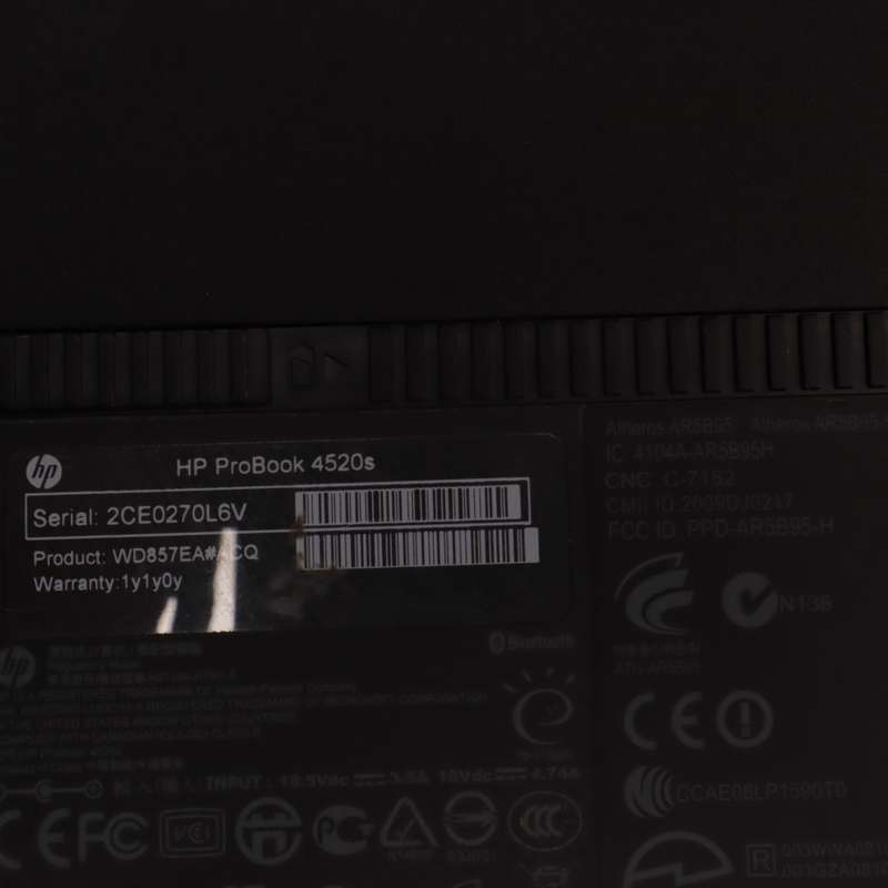 HP ProBook 4520s Delphi D40 15.6" Laptop Intel Core i5