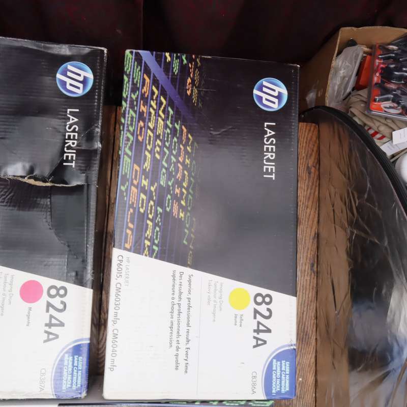 Assorted HP 824A Imaging Drums For HP LaserJet CP6015, CM6030 mfp, CM6040 mfp