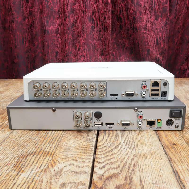 HiLook 16-Ch DVR-116G-F1 & Hikvision 4-Ch DS-7204HGHI-SH DVR