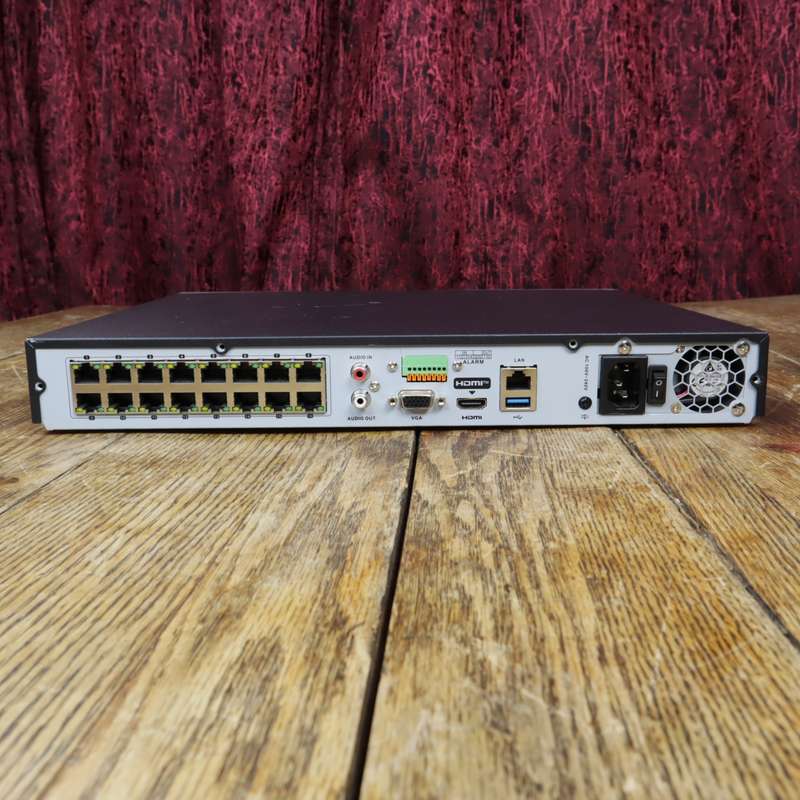 Hikvision 16 Channel PoE Embedded NVR DS-7616NI-K2/16P - Pre-Owned
