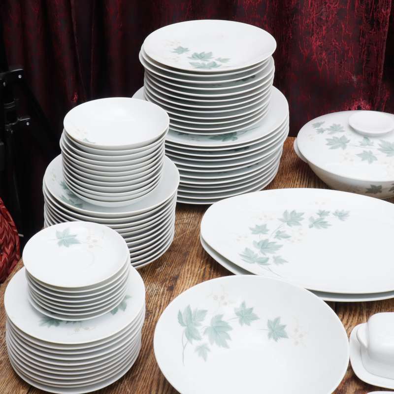 84 Pcs Noritake Cook'n Serve China 102 Wild Ivy Dinnerware Porcelain Dinner Set