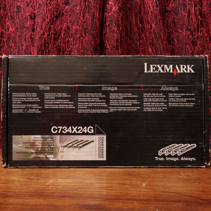 Lexmark C734X24G Photoconductor Image Drum - 4 Packs