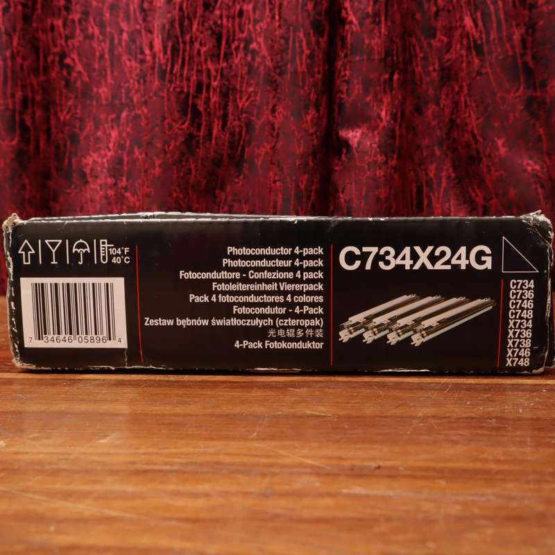 Lexmark C734X24G Photoconductor Image Drum - 4 Packs