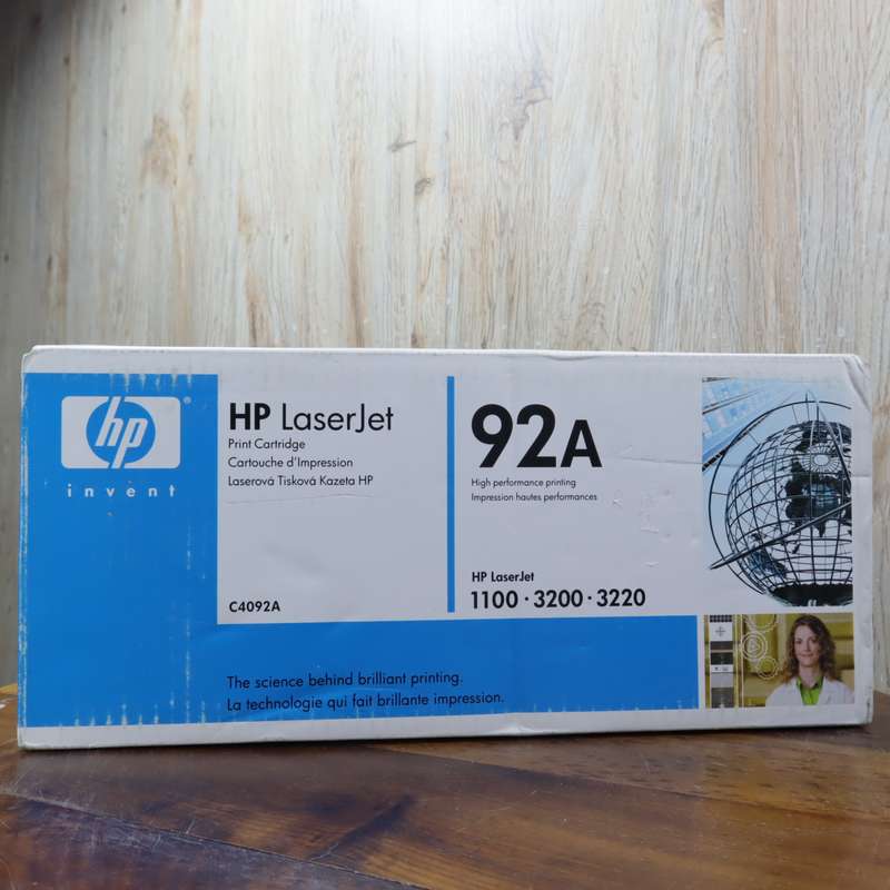 HP C4092A (92A) Ultra Precise Black Toner Cartridge (2,500 pages)