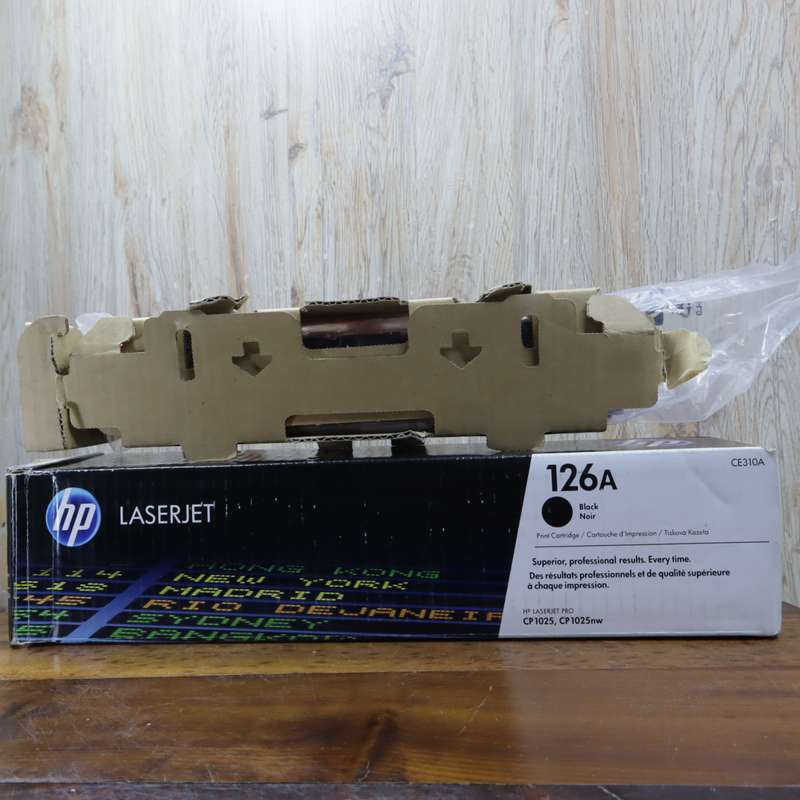 Original HP CE310A (126A) LaserJet Black Toner Cartridge