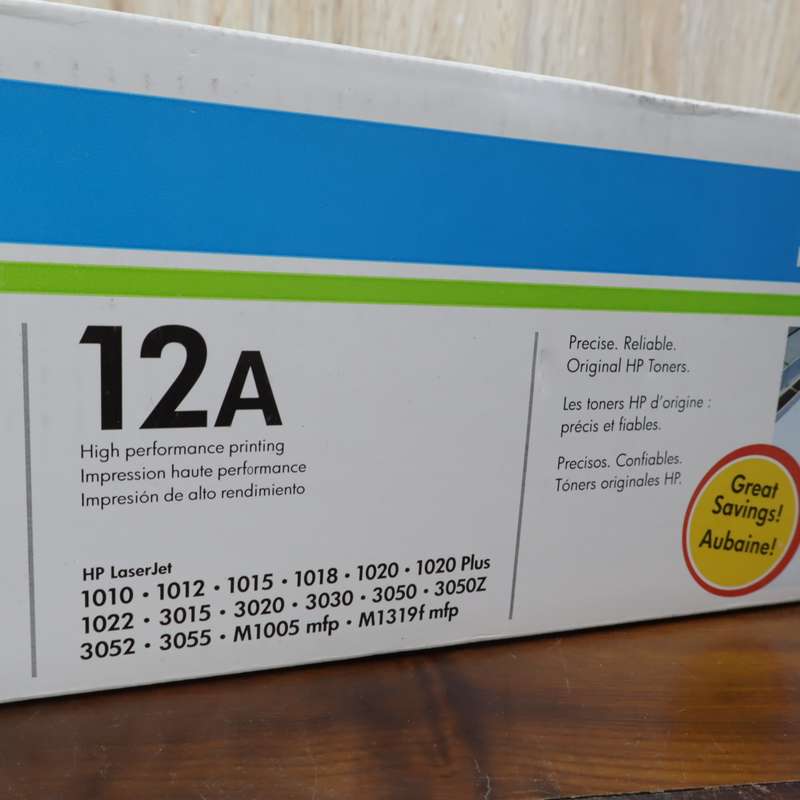 Original HP 12A (Q2612AD) Black LaserJet Toner Cartridges