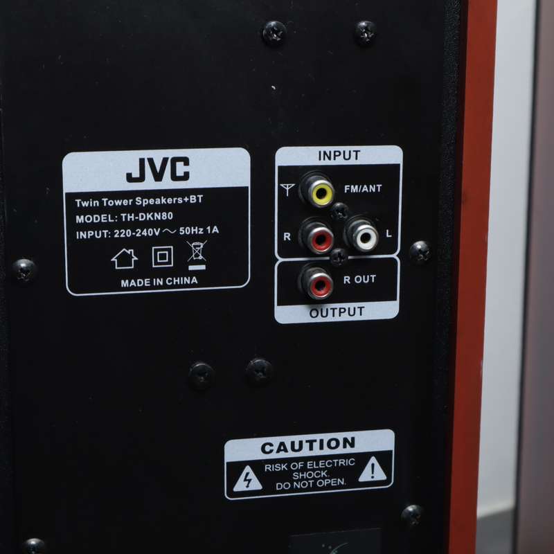 JVC Twin Tower Speakers+BT | USB | SD Card | TH-DKN80 - Pre-Owned