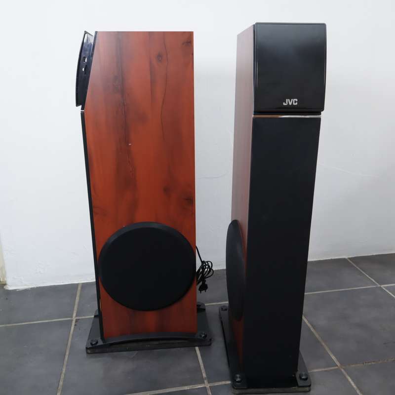 JVC Twin Tower Speakers+BT | USB | SD Card | TH-DKN80 - Pre-Owned