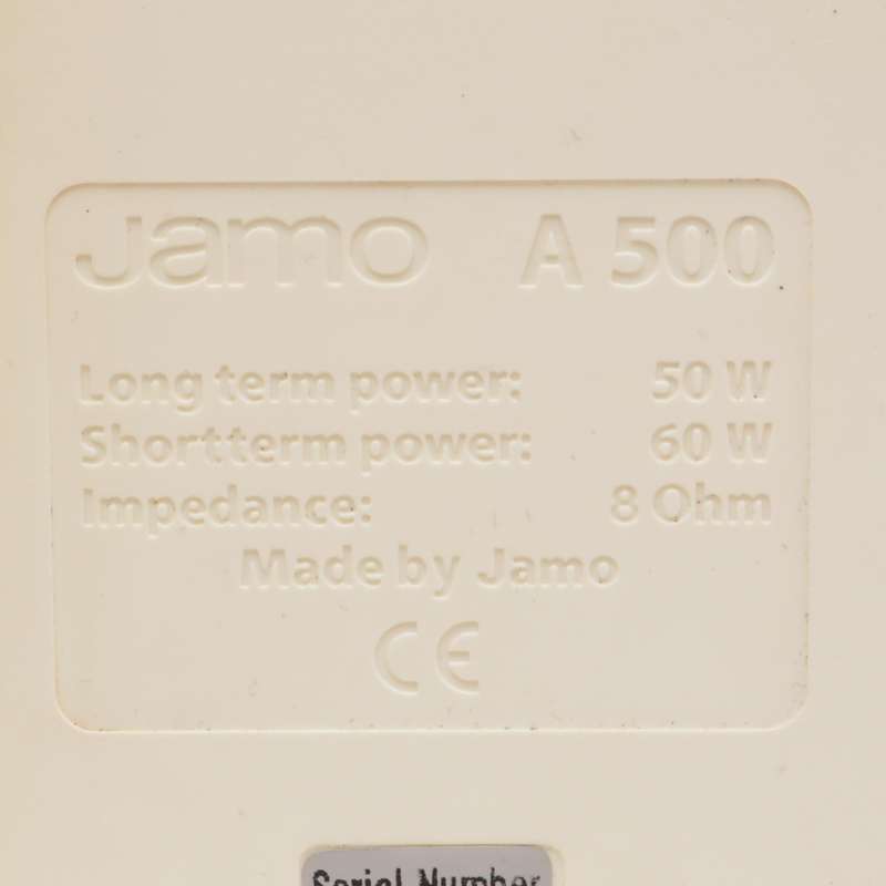 Jamo A500 Wall Mounted 2-Way Bassreflex Speakers - Four Pcs