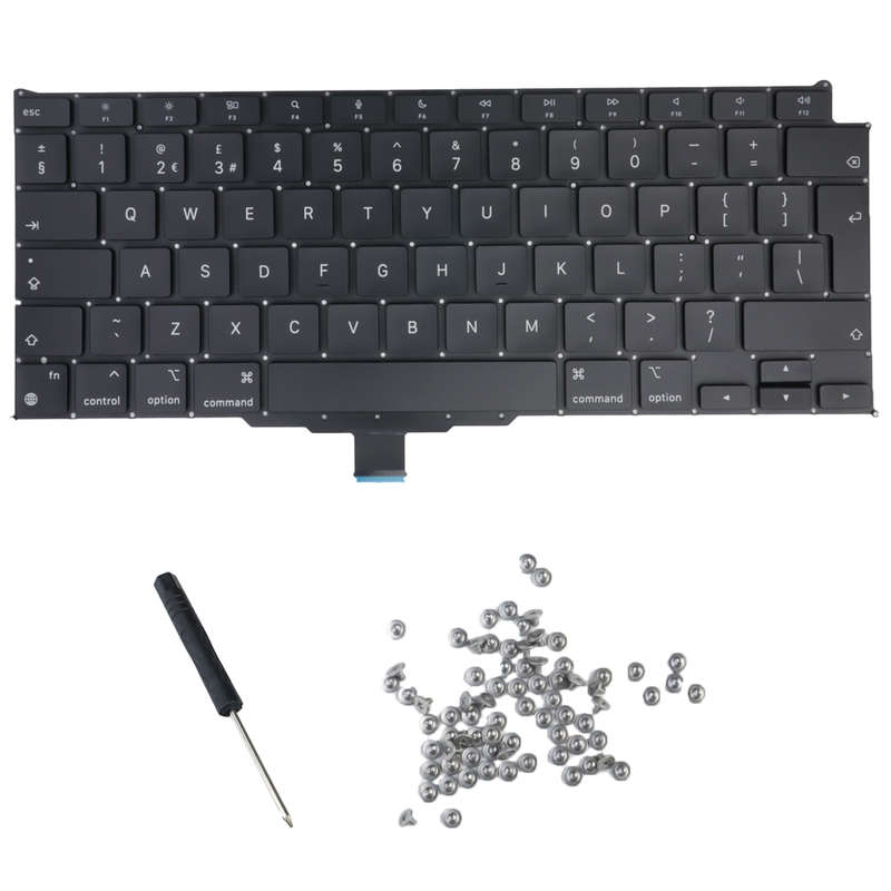 Replacement Keyboard for 2020 MacBook Air Retina 13" M1 A2337 - UK/International