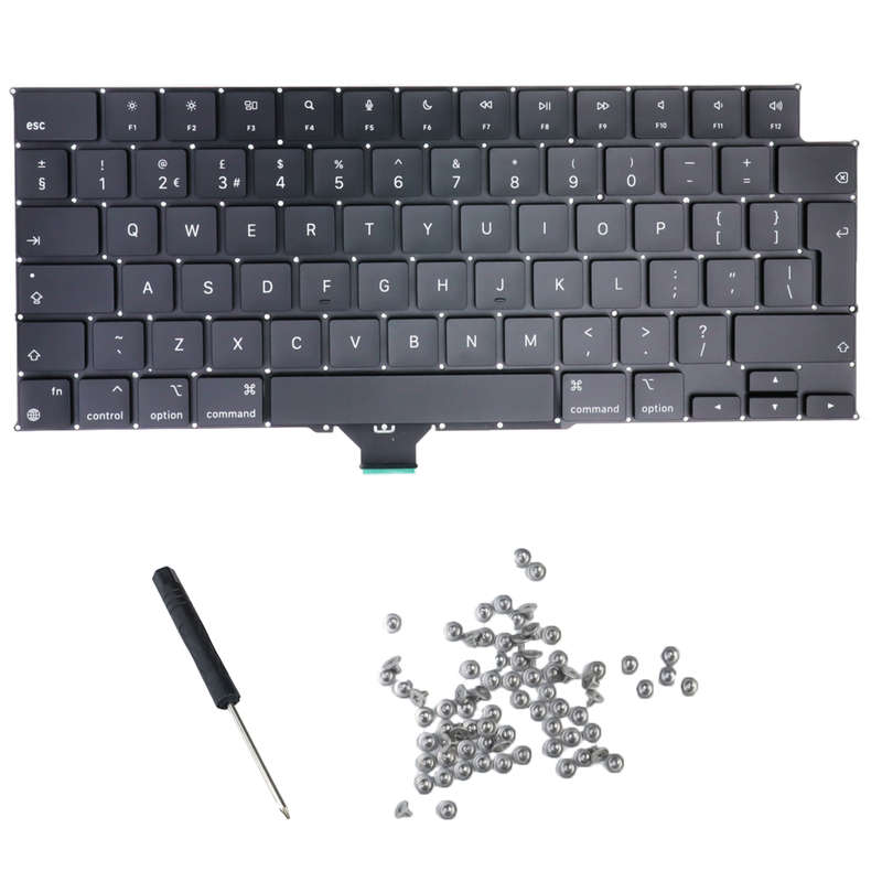 Replacement Keyboard for 2021 MacBook Pro Retina M1 14" A2442 - UK/International