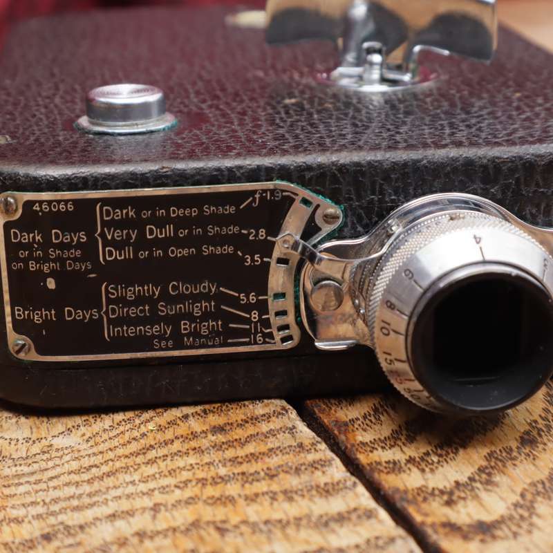 Cine Kodak Eight Model 60 8mm Film Movie Camera + Kodak Anastigmat 13mm f1.9 Lens