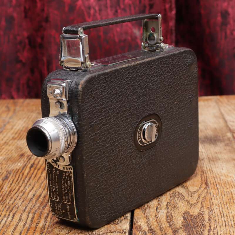 Cine Kodak Eight Model 60 8mm Film Movie Camera + Kodak Anastigmat 13mm f1.9 Lens