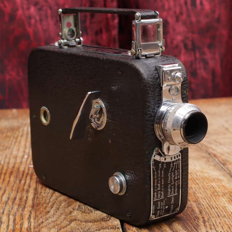 Cine Kodak Eight Model 60 8mm Film Movie Camera + Kodak Anastigmat 13mm f1.9 Lens