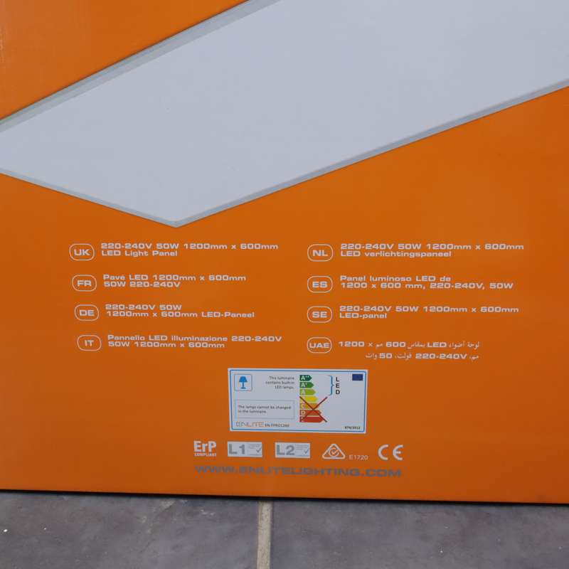 ENLITE E1260 1200mm x 600mm LED Light Panel (EN-FPRO1260V/40)
