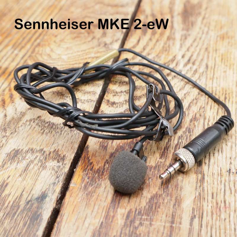 Sennheiser MKE 2-eW Omnidirectional Lavalier Condenser Microphone Plus Additional 8 Mics
