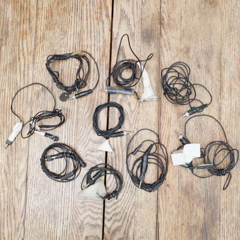 Sennheiser MKE 2-eW Omnidirectional Lavalier Condenser Microphone Plus Additional 8 Mics