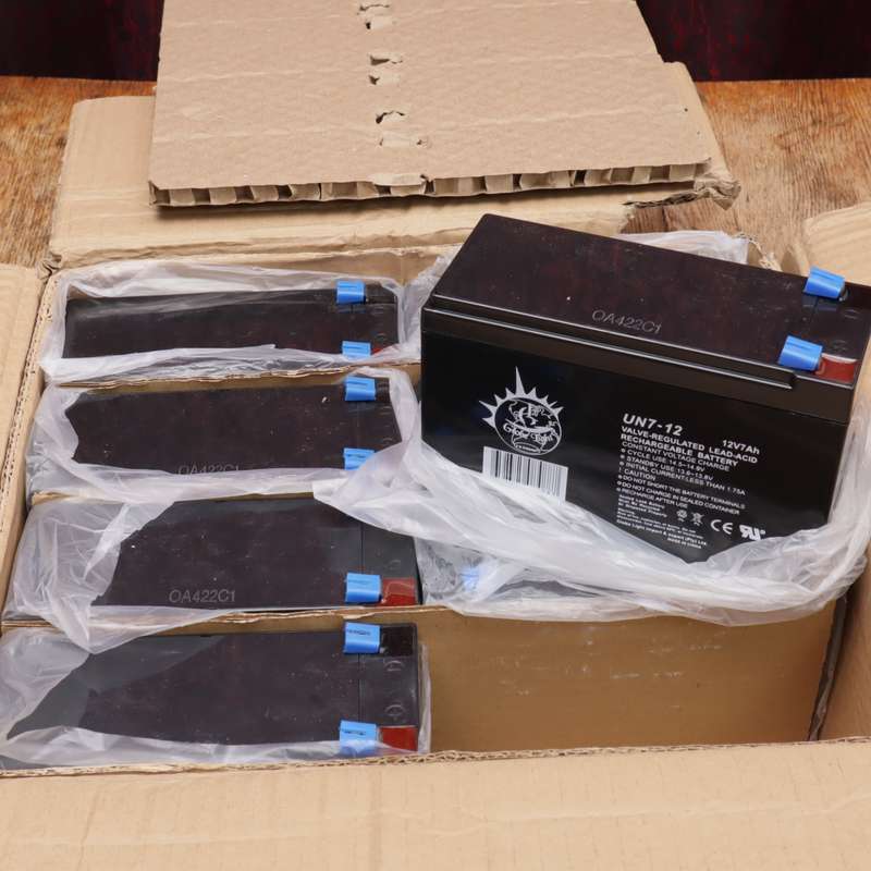 8 Pcs - 12V7Ah Valve Regulated Lead Acid Battery - UN7-12