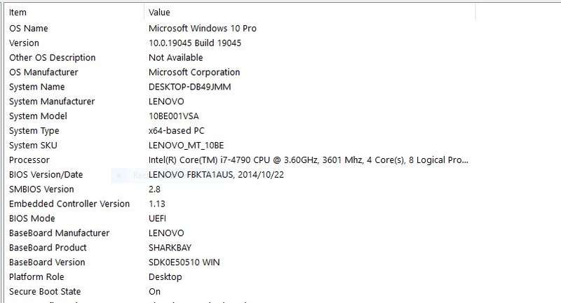 Lenovo 10BE001VSA ThinkCentre M83 | Core i7 - Quad Core| 3.6GHZ | 8GB RAM | 1TB HDD |