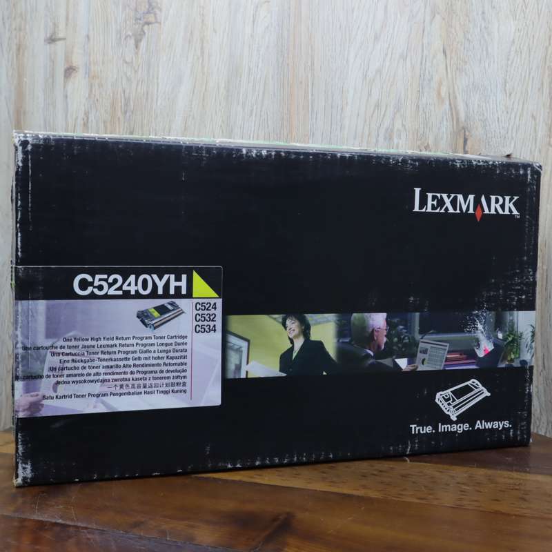 Original Lexmark C5240YH Yellow High Yield Return Program Toner Cartridge