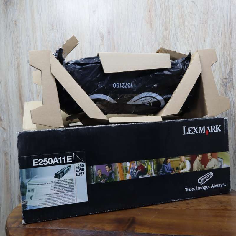 Original Lexmark E250A11E Return Program Black Toner Cartridge (3,500 Pages)