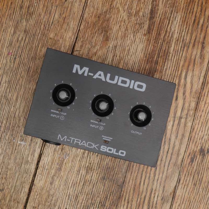 M-Audio M-Track Solo USB Audio Card Interface