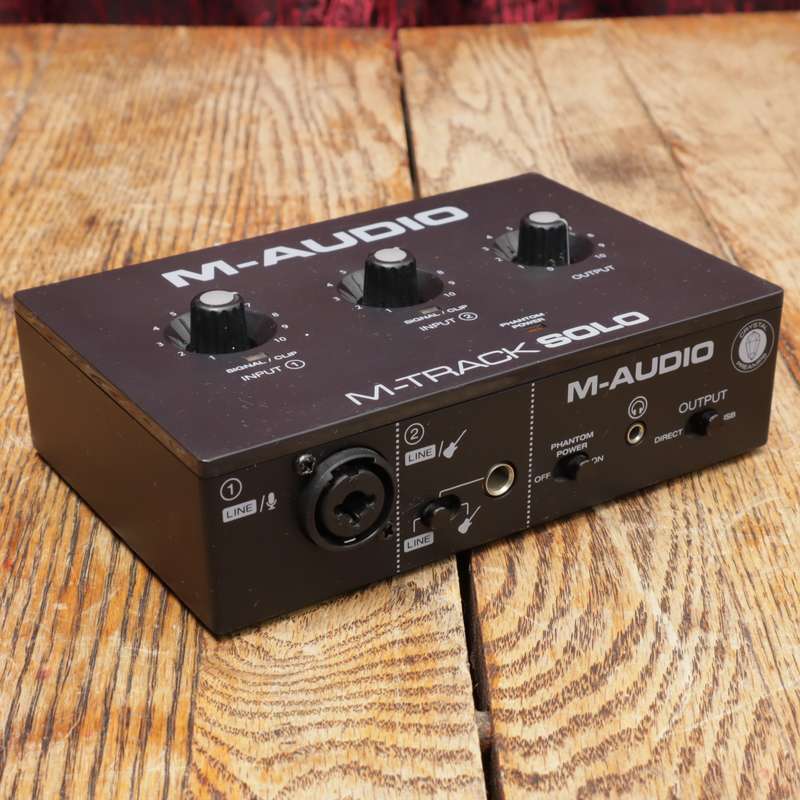 M-Audio M-Track Solo USB Audio Card Interface