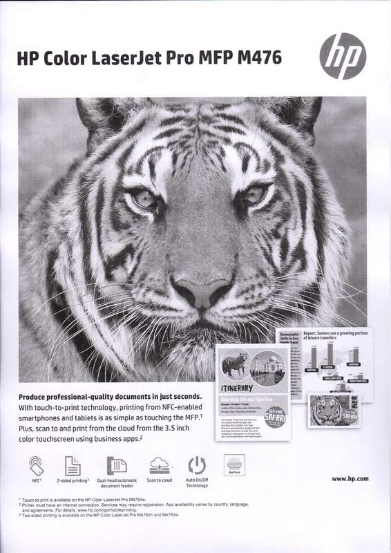 HP Color Laserjet Pro M476dn A4 Colour All-In-One Laser Printer