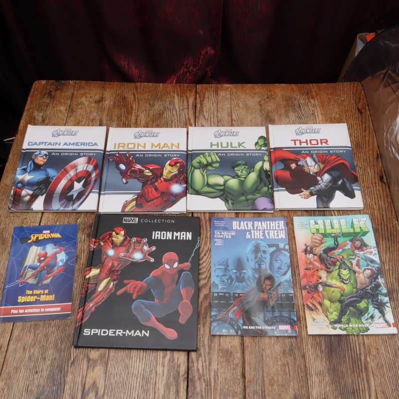 Marvels Comic Books and Stories - Collection of Eight Books