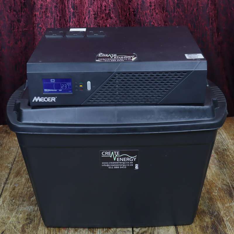 Mecer LOBO 1200 / IVR-1200LBKS 1200VA 720W Inverter with 12V 100Ah Battery