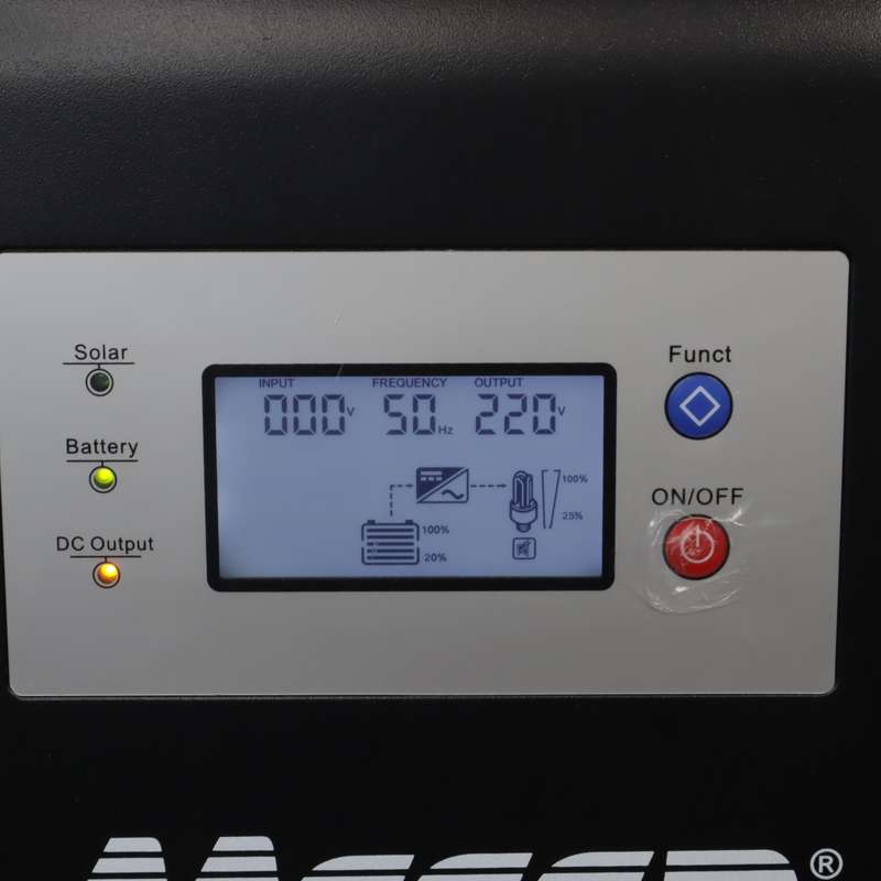 Mecer Pure Sine Wave Inverter with 1x 100Ah Battery and Solar PV Input