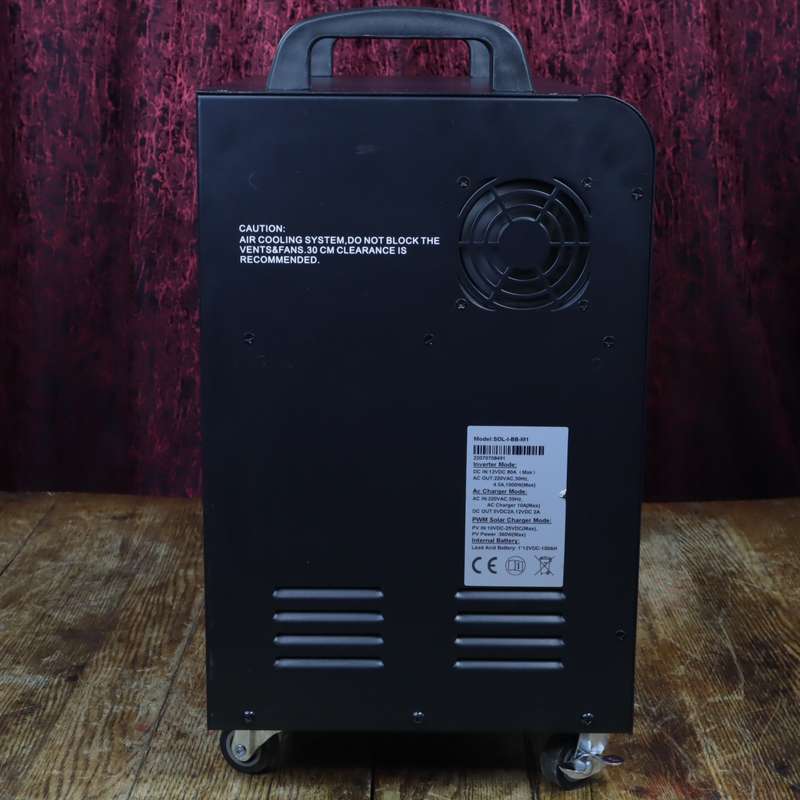Mecer Pure Sine Wave Inverter with 1x 100Ah Battery and Solar PV Input