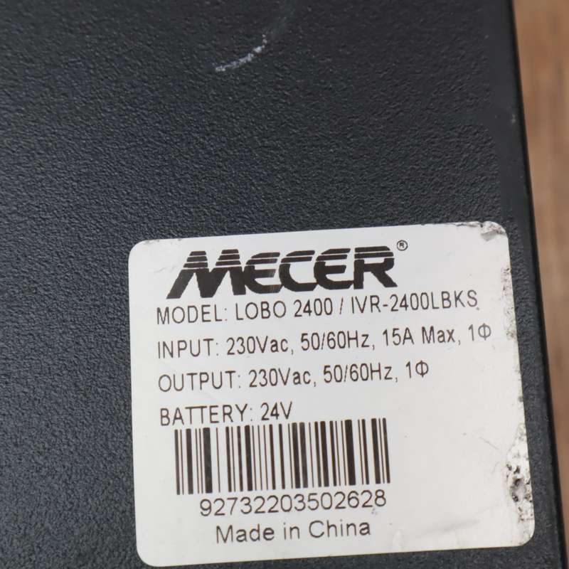 Mecer LOBO 2400 / IVR-2400LBKS 2400VA 1440W 24VDC