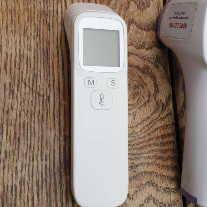 Blood Pressure BP and Laser Thermometre Measuring Devices