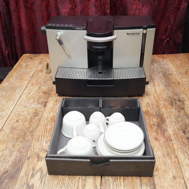 Nespresso Type 758 ES-100 Commercial Espresso Coffee Machine Set