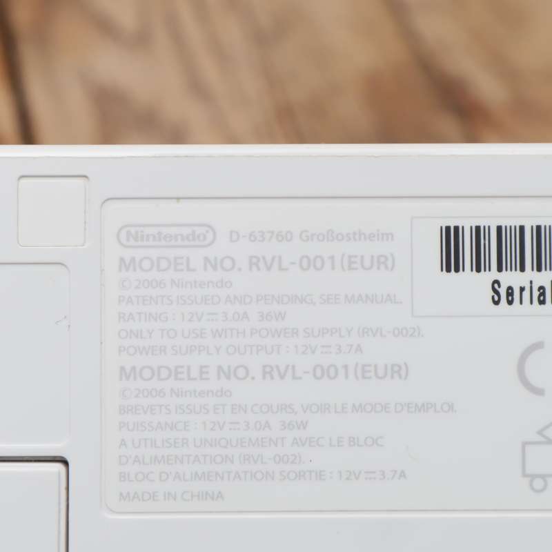 Nintendo Wii RVL-001(EUR) Console Complete Set with Six Games