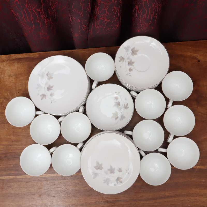 46 Pcs Noritake China 6312 Harwood Porcelain Ceramic Set