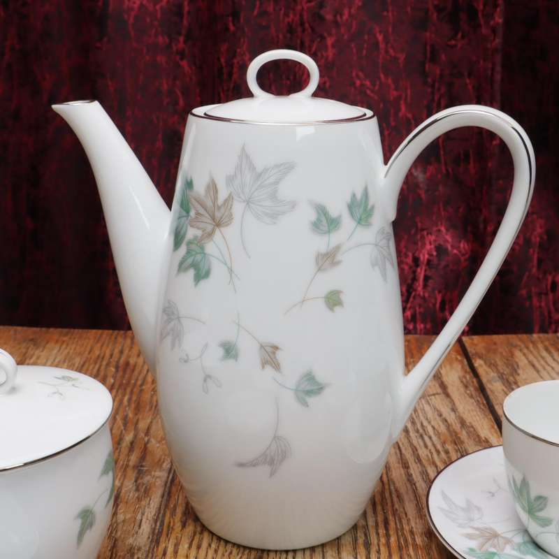 Noritake RC Japan 595 Maple Leaf Fine China Porcelain Tea Set