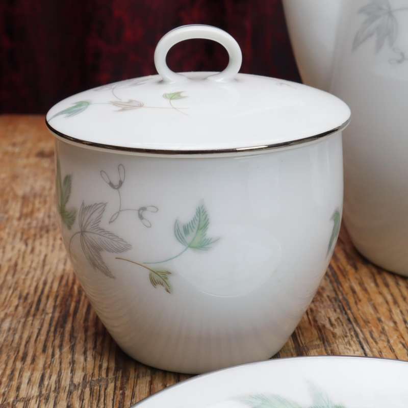 Noritake RC Japan 595 Maple Leaf Fine China Porcelain Tea Set